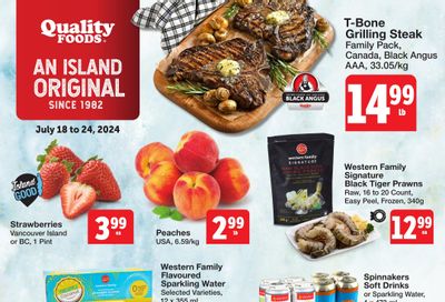 Quality Foods Flyer July 18 to 24