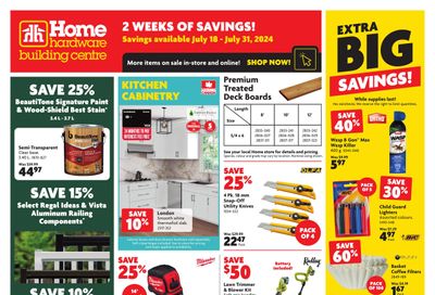 Home Hardware Building Centre (Atlantic) Flyer July 18 to 31