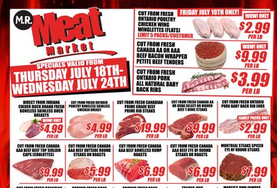 M.R. Meat Market Flyer July 18 to 24