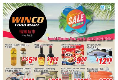 WinCo Food Mart (HWY 7) Flyer July 18 to 24
