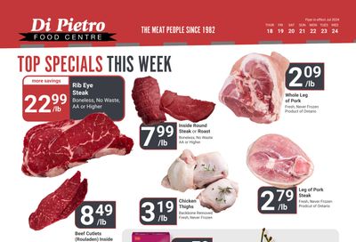 Di Pietro Food Centre Flyer July 18 to 24