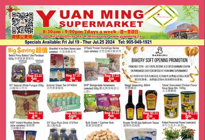 Yuan Ming Supermarket Flyer July 19 to 25