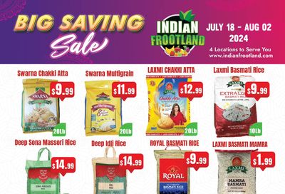 Indian Frootland Flyer July 18 to August 2
