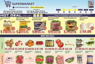 88 Supermarket Flyer July 18 to 24