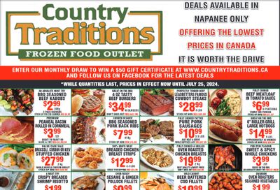Country Traditions Flyer July 18 to 25