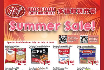 Top Food Supermarket Flyer July 19 to 25