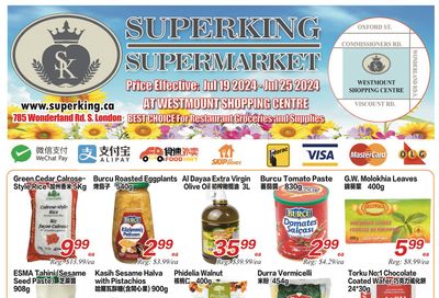 Superking Supermarket (London) Flyer July 19 to 25