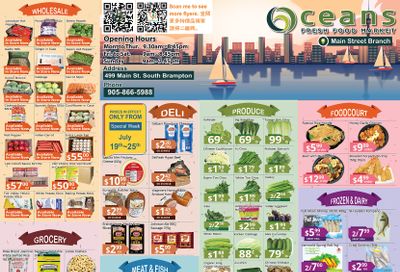 Oceans Fresh Food Market (Main St., Brampton) Flyer July 19 to 25