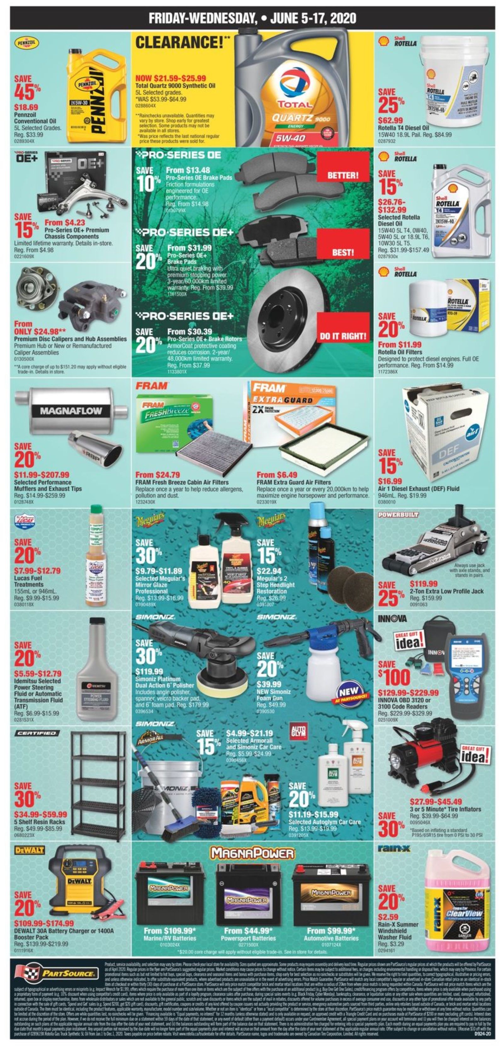 PartSource Flyer June 5 to 17