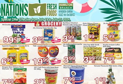 Nations Fresh Foods (Hamilton) Flyer July 19 to 25
