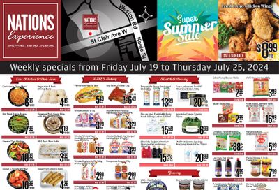 Nations Fresh Foods (Toronto) Flyer July 19 to 25