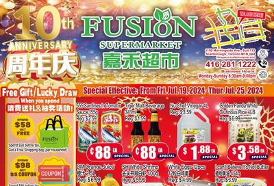 Fusion Supermarket Flyer July 19 to 25