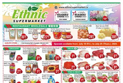 Ethnic Supermarket (Guelph) Flyer July 19 to 25