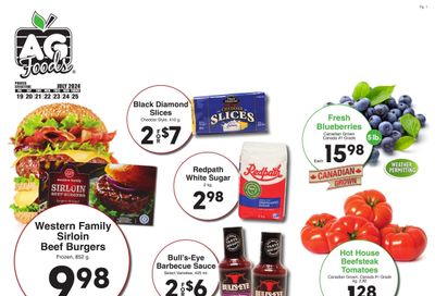AG Foods Flyer July 19 to 25
