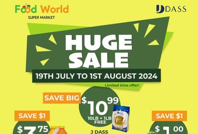 Food World Supermarket Flyer July 19 to 25