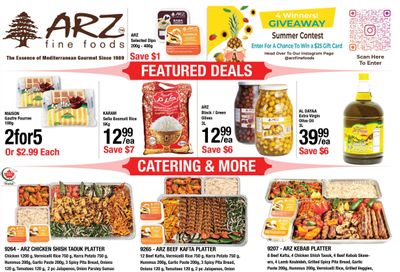 Arz Fine Foods Flyer July 19 to 25