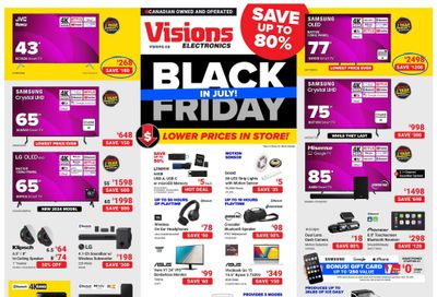Visions Electronics Flyer July 19 to 25
