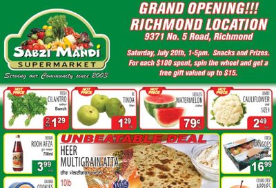 Sabzi Mandi Supermarket Flyer July 19 to 24