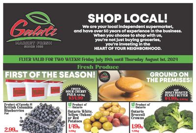 Galati Market Fresh Flyer July 19 to August 1