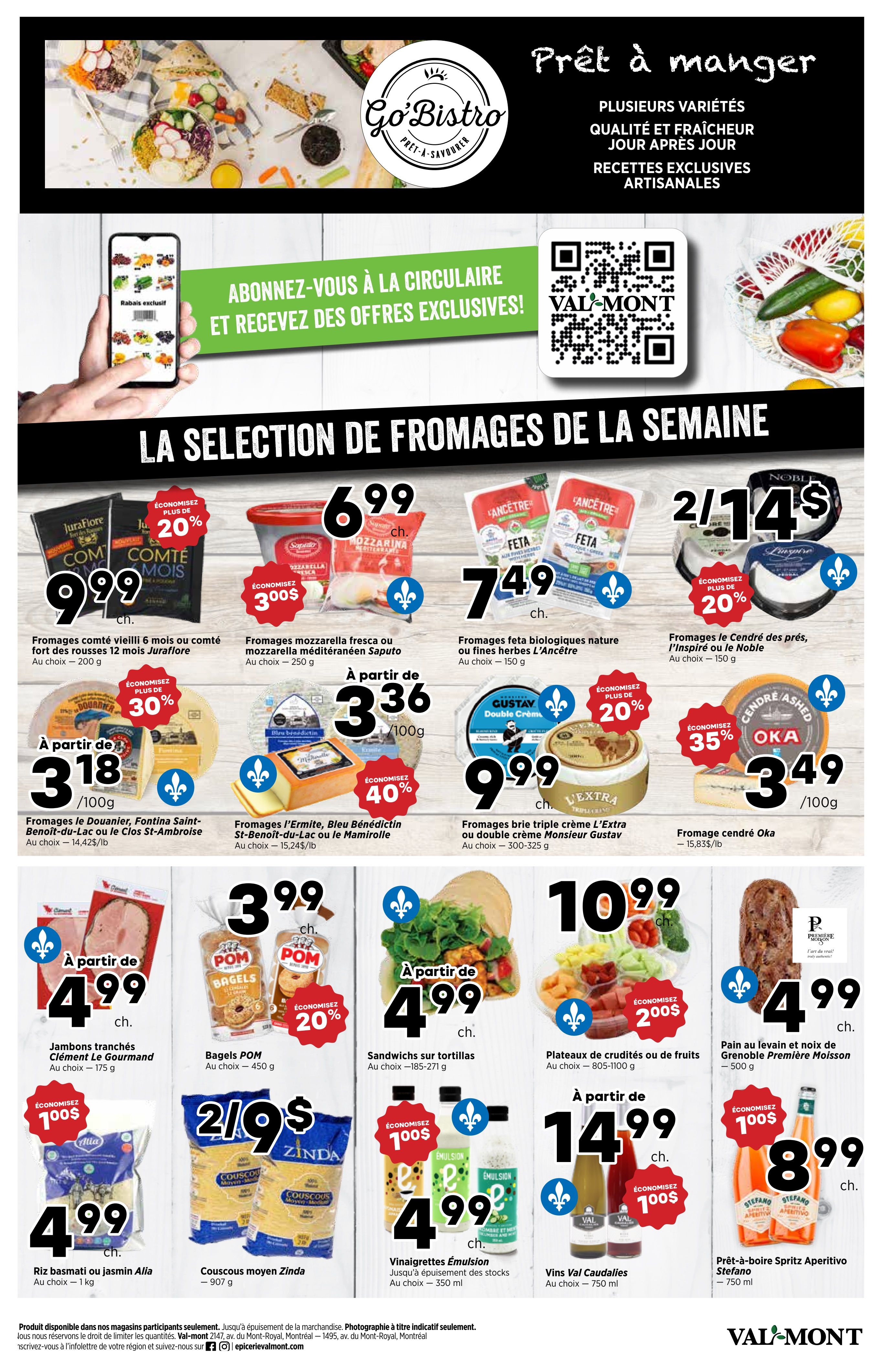 Val-Mont Flyer July 25 to 31
