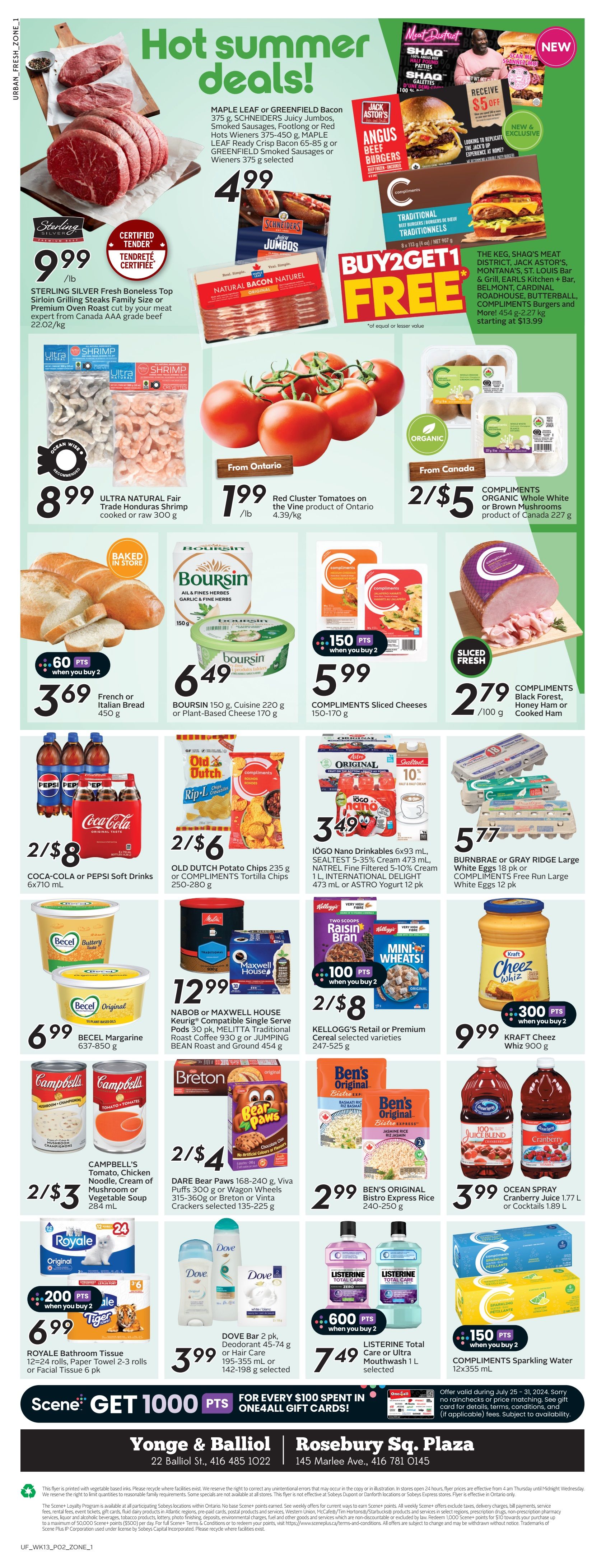 Sobeys Urban Fresh Flyer July 25 to 31