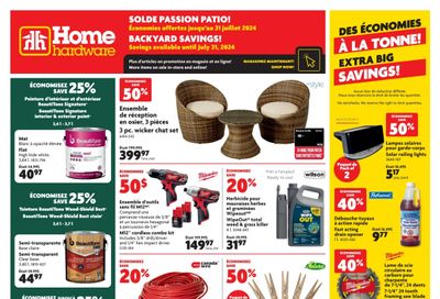 Home Hardware (QC) Flyer July 25 to 31