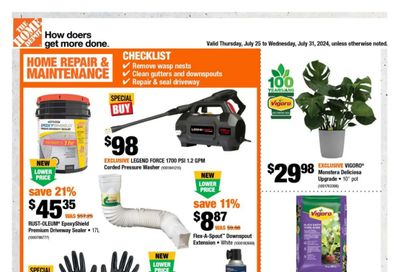 Home Depot (BC) Flyer July 25 to 31