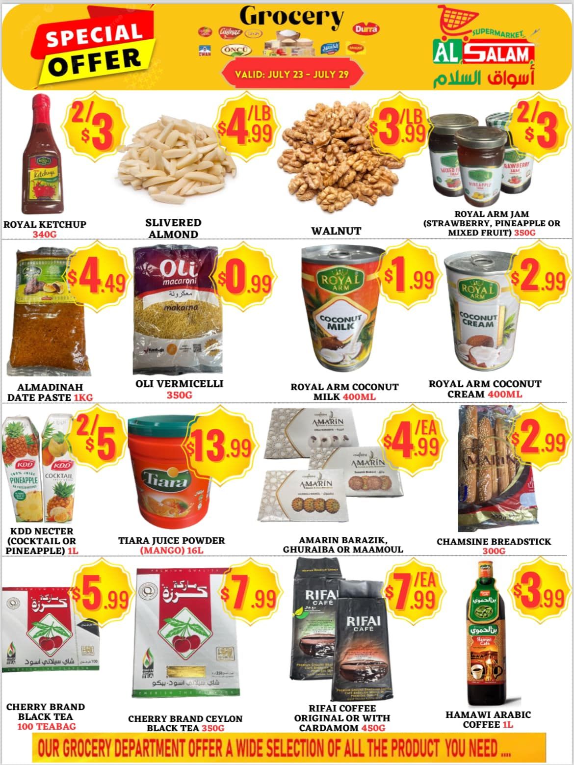 Al-Salam Supermarket Flyer July 23 to 29