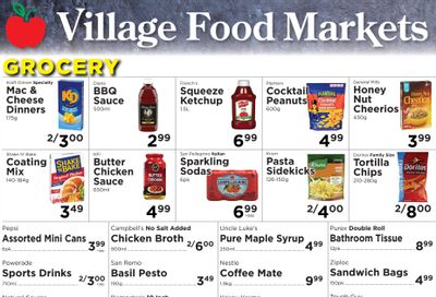 Village Food Markets Flyer July 24 to 30