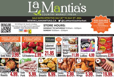 LaMantia's Flyer July 25 to 31