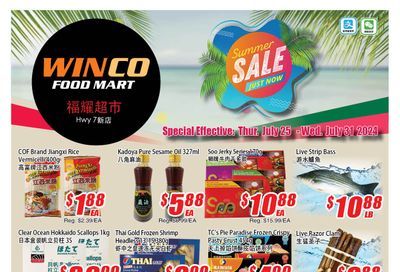 WinCo Food Mart (HWY 7) Flyer July 25 to 31