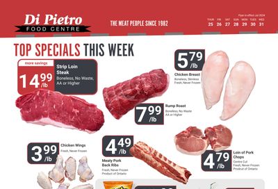 Di Pietro Food Centre Flyer July 25 to 31