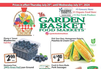 The Garden Basket Flyer July 25 to 31
