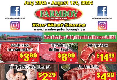 Farmboy Peterborough Flyer July 26 to August 1