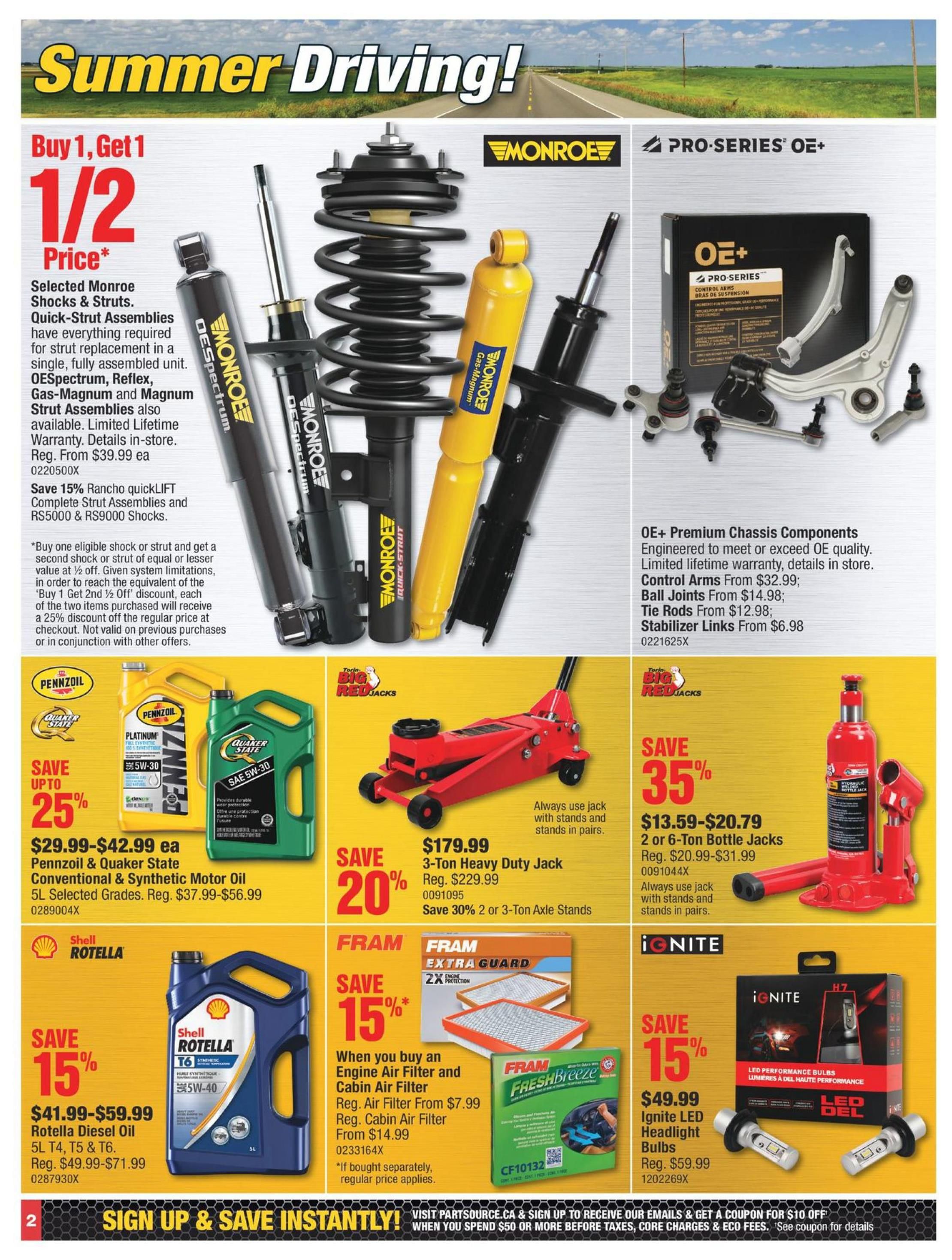 PartSource Flyer July 26 to 31