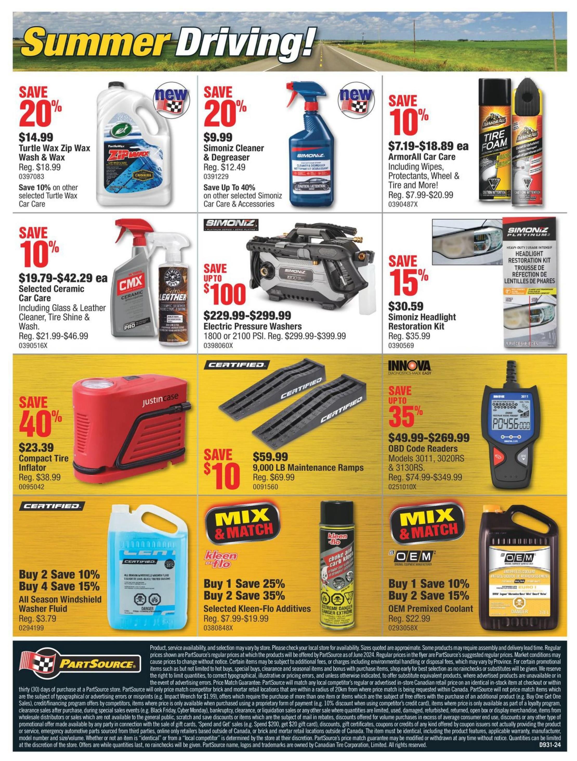 PartSource Flyer July 26 to 31