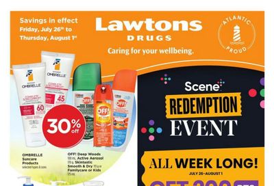 Lawtons Drugs Flyer July 26 to August 1