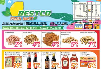 BestCo Food Mart (Etobicoke) Flyer July 26 to August 1