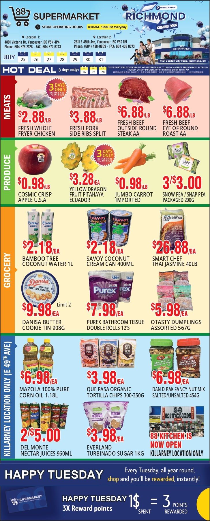 88 Supermarket Flyer July 25 to 31