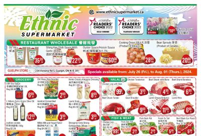 Ethnic Supermarket (Guelph) Flyer July 26 to August 1