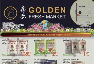 Golden Fresh Market Flyer July 26 to August 1