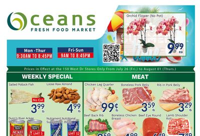 Oceans Fresh Food Market (West Dr., Brampton) Flyer July 26 to August 1
