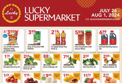 Lucky Supermarket (Calgary) Flyer July 26 to August 1