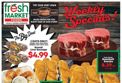 Fresh Market Foods Flyer July 26 to August 1