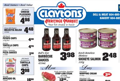 Claytons Heritage Market Flyer July 26 to August 1