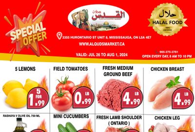 Al-Quds Supermarket Flyer July 26 to August 1