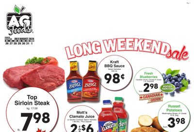 AG Foods Flyer July 26 to August 1