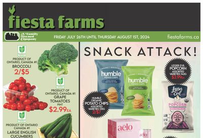 Fiesta Farms Flyer July 26 to August 1