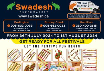 Swadesh Supermarket Flyer July 26 to August 1