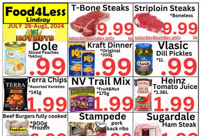 Food 4 Less (Lindsay) Flyer July 26 to August 1